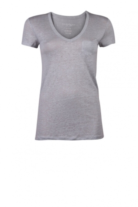 Linen top Ela | silver