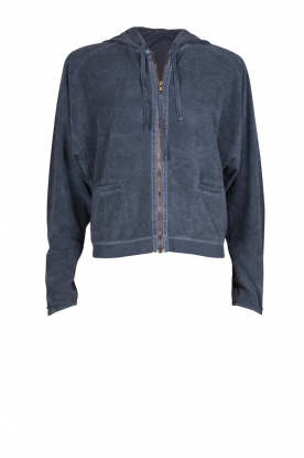 Cardigan Terry Hoodie | deep sky