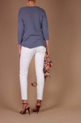  Cardigan Effortless Stripey P.O. | Deep Sky