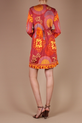  Silk dress Aria | red