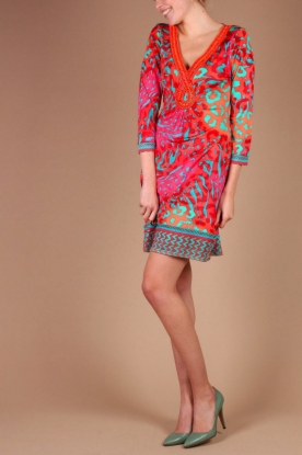  Silk dress Lana | multi