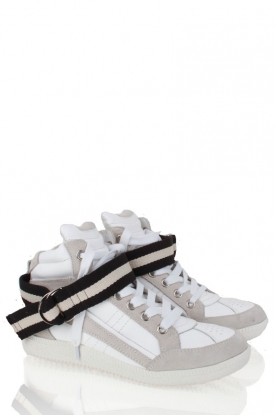 Leather Sneakers Stacy | white