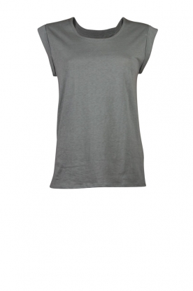 Cashmere top Wila | smokey green