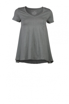 Cashmere top Rona | smokey green