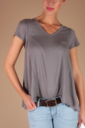 Fine Collection |  Cashmere top Rona | smokey grey