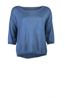 Cashmere sweater Dami | smokey blue