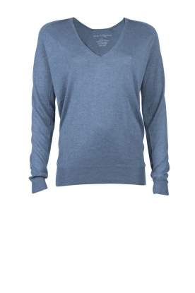 Cashmere sweater Lima | smokey blue