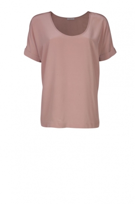 Zijden top Ilona | rose cloud