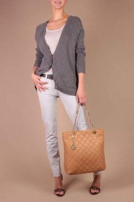 Fine Collection |  Cardigan Leo | grey