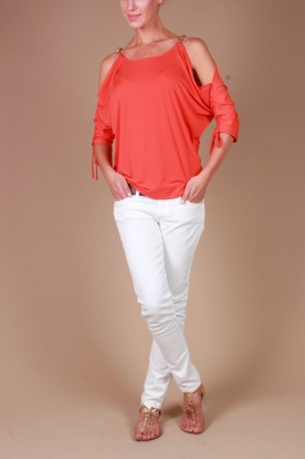 MICHAEL Michael Kors |  Top Acda | papaya