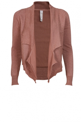 Lurex cardigan Dragon | mauve