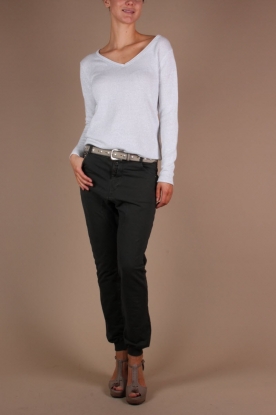 Not Shy |  Metallic sweater Bira | white