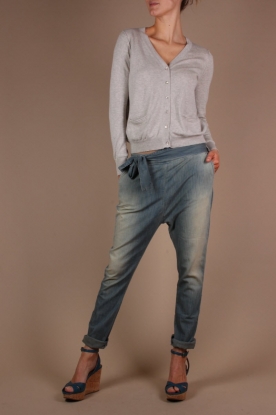 Not Shy |  Cardigan Meli | grey