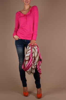 Not Shy |  Sweater Jelon | fuchsia