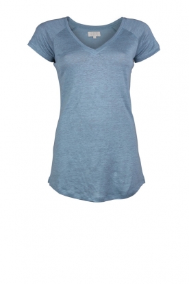 Linen T-Shirt Mawi | blue