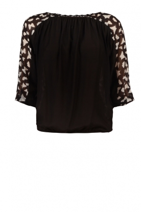 Silk top Snap | print
