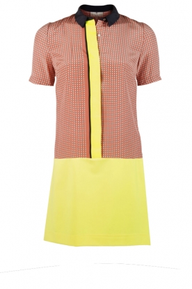 Printed dress Elmo | neon yellow
