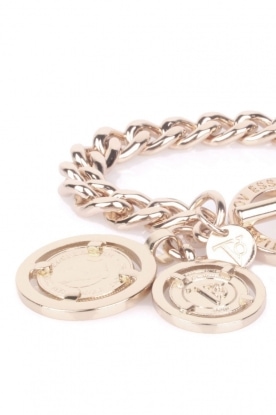 TOV ESSENTIALS |  Bracelet 3 Coins | light gold