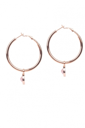 TOV ESSENTIALS |  Earrings Creoles | soft pink/rose