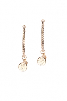 Earrings Creoles Coins | light gold