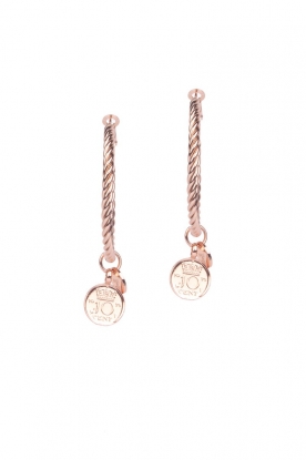 Earrings Creoles Coins | rose