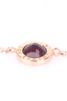 TOV ESSENTIALS |  Tiny bracelet gemstone | rose/ruby
