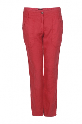 Linen pants Lauri | red