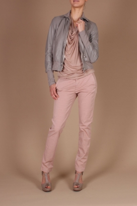 Patrizia Pepe |  Leather Jacket Lana |  grey