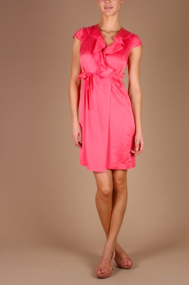  Silk Dress Vestaglia | fraise