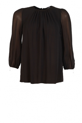 Silk blouse Chrysta | black