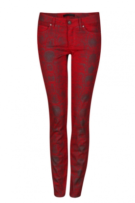 Skinny pants Snake | red