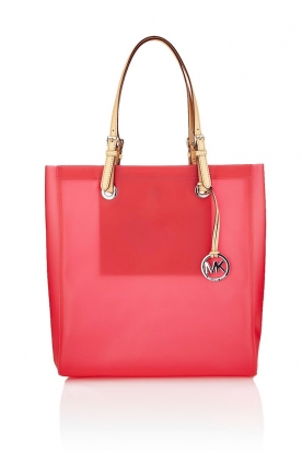 Bag Jet Set Jelly Tote | neon pink