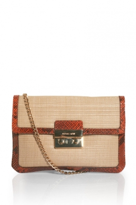 Leather Clutch Sloan | orange
