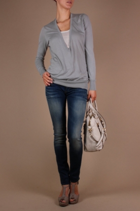 Patrizia Pepe |  Sweater Mari | grey
