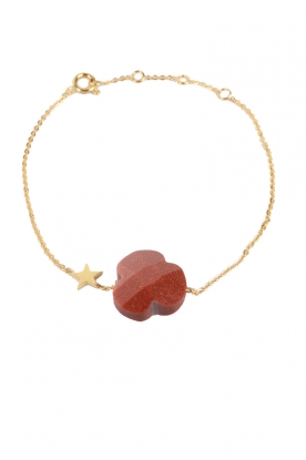 Bracelet Clover | bronze/gold