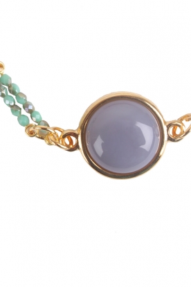 Mippies |  Necklace Freia | beige/green