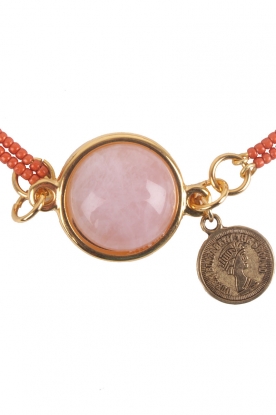 Mippies |  Necklace Freia | beige/orange