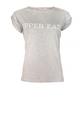 T-shirt Upper East | grey melange T-shirt Upper East | grey melange