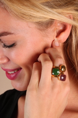 Juli dans Jewels |  Ring Square | gold