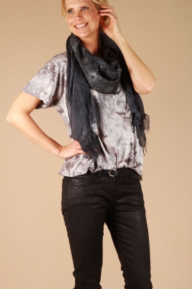 NIKKIE |  Top Jina | grey melange