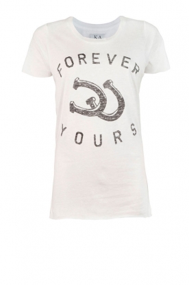 T-shirt Forever Yours | white