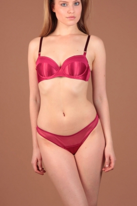 Stella McCartney |  Balconette bra Cherie Sneezing | fuchsia