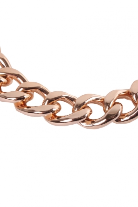TOV ESSENTIALS |  Necklace Flat Gourmetl | rose