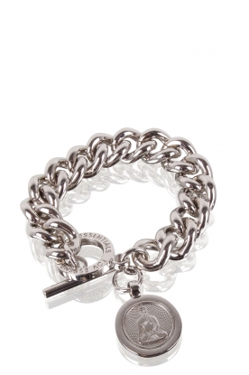 Bracelet solochain Medaillon | silver/buddha