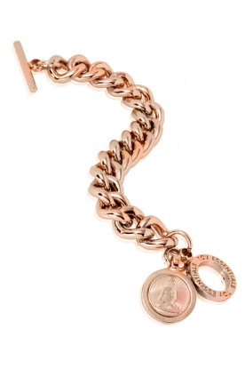 TOV ESSENTIALS |  Bracelet solochain Medaillon | rose/buddha