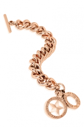 TOV ESSENTIALS |  Bracelet solochain Medaillon | rose/star