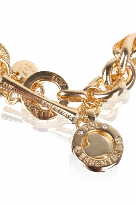 TOV ESSENTIALS |  Bracelet gourmet Medaillon | gold/heart