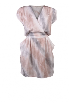 Silk Dip Dye dress | bleached sand