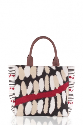 Canvas bag Ethiopia nr.5 | multi/beige