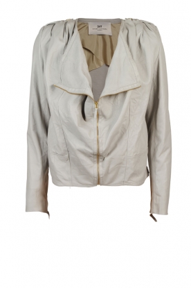 Leather jacket Lynne | grey